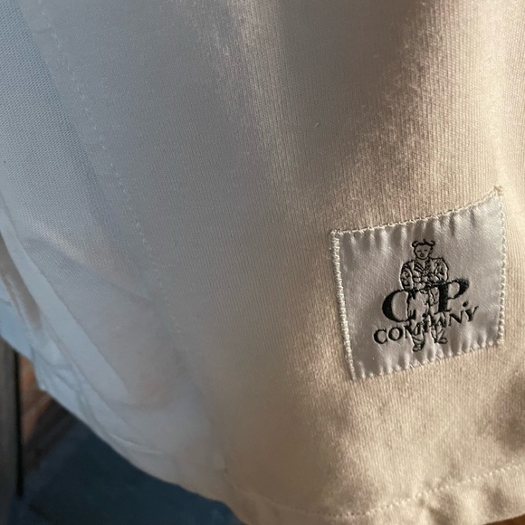 Like new C.P.Company $1250 light 3 seasons jacket in Ivory 40 R dbl breast cotn - Picture 5 of 13